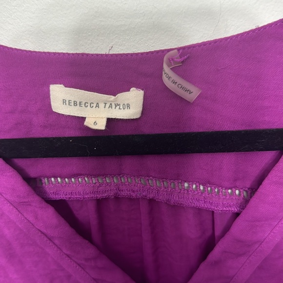 Rebecca Taylor purple dress with pockets - Picture 4 of 5